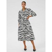 Kaffe Emine Olga Dress - White/Black