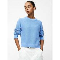 French Connection Cotton Mozart Knit Long Sleeve Jumper