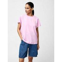French Connection Crepe Oversized Short Sleeve Crew Neck T-Shirt