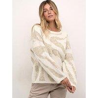 Cream Temikka Pullover - Multi