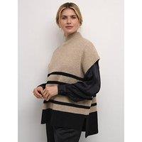 Cream Stari Slipover - Multi
