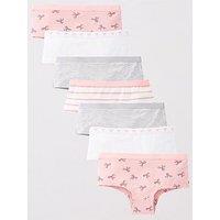 V By Very Girls 7Pk Bow Briefs