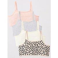 The Very Collection Girls 4 Pack Crop Tops - Multi