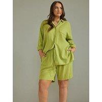 Evans Linen Short - Green