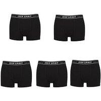 Sockshop Jeep Spirit Trunks 5 Pack - Black