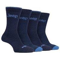 Sockshop Jeep Performance Boot Crew Socks 4 Pack