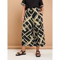 Yours Curve Jersey Midaxi Culotte
