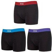 Sockshop Jeep Hipster Trunks 3 Pack - Black