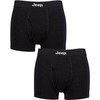 Jeep Plain Keyhole Trunks 2 Pack - Black