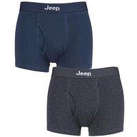 Jeep Plain Keyhole Trunks 2 Pack - Navy