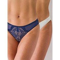 Dorina Lincoln 2Pk Brief - Blue/Ivory