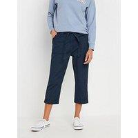 M&Co Poplin Crop Cool Cotton Trouser