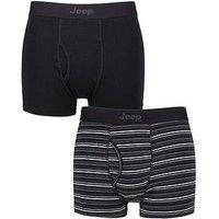 Sockshop Jeep Stripe Trunks 2 Pack - Black