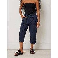 M&Co Petite Petite Poplin Crop Trouser
