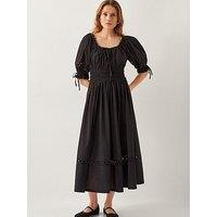 Monsoon Riley Ric Rac Dress - Black