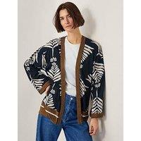 Monsoon Pamela Linen Blend Cover Up - Black