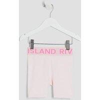 River Island Mini Girls Ri Waistband Cycle Shorts - Pink