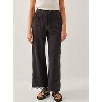 Monsoon Hayley Embellished Trousers - Black