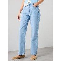 Mango Matilda Medium-Rise Straight-Fit Jeans