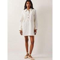 Monsoon Nara Tunic Dress - Ecru