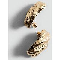 Mango Textured-Relief Earrings
