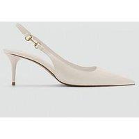 Mango Heeled Shoes With Link Detail - Beige