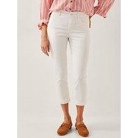 Monsoon Idabella Crop Jean - Ecru