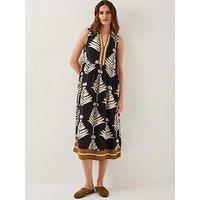 Monsoon Pamela Midi Dress - Black
