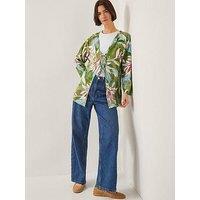Monsoon Piper Linen Blend Cover Up - Khaki