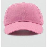 Mango Cotton Visor Cap - Pink