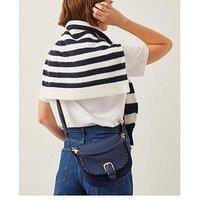 Monsoon Petra Plait Crossbody - Navy - Navy