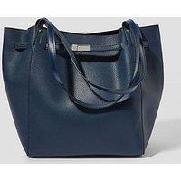 Monsoon Kate Strap Detail Tote Bag - Navy
