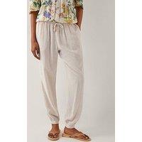 Monsoon Judy Trousers - Natural