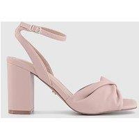 Office Hallow Block Heels - Pink