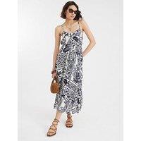 River Island Trapeze Dress - Black