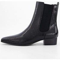The Very Collection Lizard Effect Western Boot