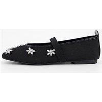 The Very Collection Diamante Ballerina - Black