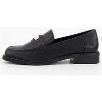 The Very Collection Wide Fit Penny Loafer - Black