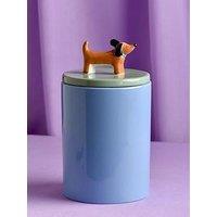 Hestia Raspberry Blossom Dog Treat Jar