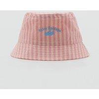 Mango Younger Girls Candy Stripe Bucket Hat - Pink