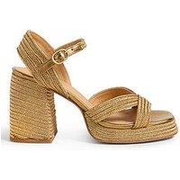 Castaner Valle Braided Chunky Platform Sandal - Gold