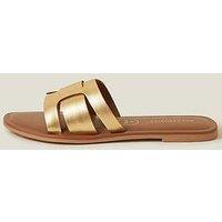 Accessorize Geo Cut Out Sliders - Gold