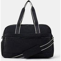 Accessorize Large Nylon Weekender - Black