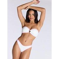 Boux Avenue Rhodes Brazilian Bikini Brief - White Mix