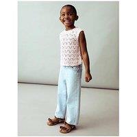 Mango Younger Girls Knitted Tank Top - Light Pink