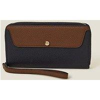 Accessorize Large Wrist Strap Purse - 2-Tone