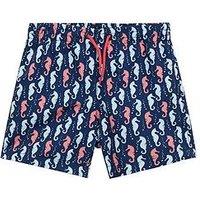 Mango Younger Boys Seahorse Swimshorts - Navy