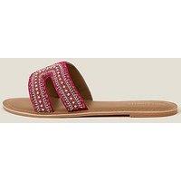 Accessorize Bella Embellished Cut Out Sandal - Pink