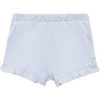 Mango Younger Girls Jersey Shorts - Light Blue