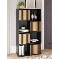 Gfw Kube 2X4 Storage Cube - Black/Oak